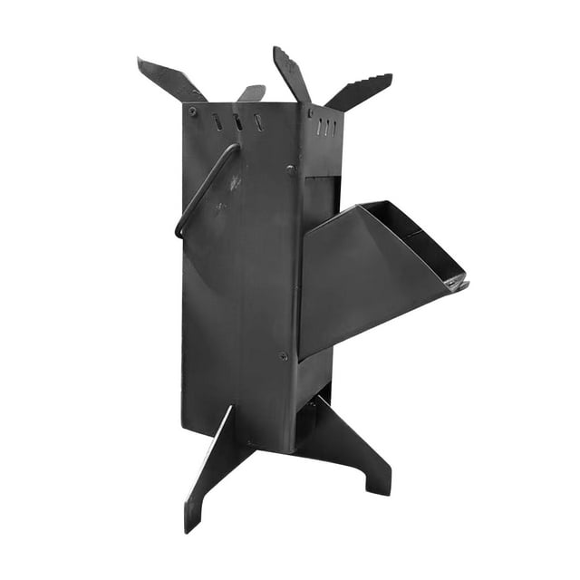 Hornillo de camping plegable, horno portátil para tienda de campaña, quemador de leña para emergencias, reuniones familiares, barbacoas, festivales y