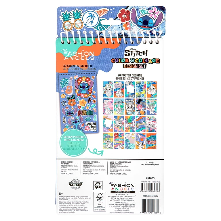Fashion Angels Disney Stitch Color & Collage Design Set photo 5