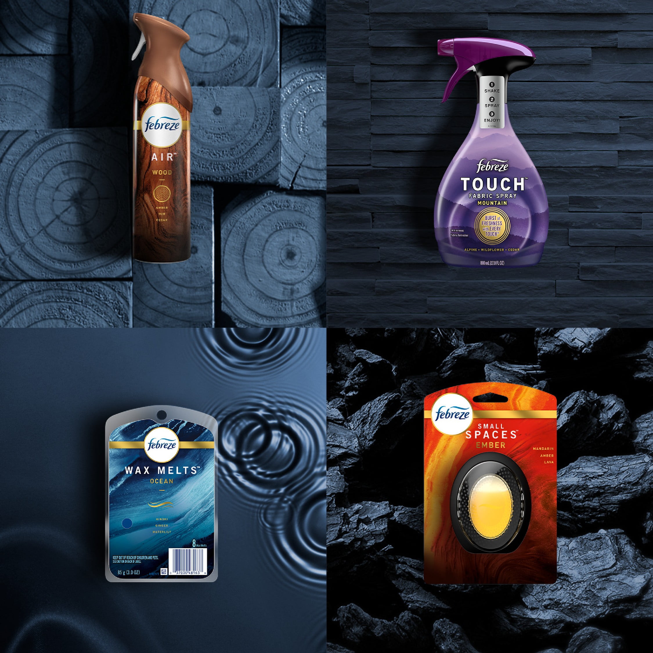 Save on Febreze Plug Mountain Ocean & Ember Scented Oil Refill Order Online  Delivery