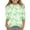 Green7, variant on Suilloe Toddler Girls Shirts Summer Cute Floral Print 3/4 Sleeve Round Neck Top Kids Girls Home Outdoor Fashionable Athleisure Comfortable Shirts ,3 -4 Years