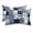Navy, Blue, White, variant on Navy Blue Checkered Outdoor Pillows for Chaise Lounge Chair Waterproof Lumbar Pillows with Insert&Adjustable Elastic Strap Beach Headrest Pillow Vintage Floral Plaid Aesthetics Pool Pillow 12"x20"
