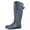 Navy Glitter, variant on Rubber Rain Boots for Women Tall Waterproof Outdoor Garden Boots Rose Floral (9 B(M) US)