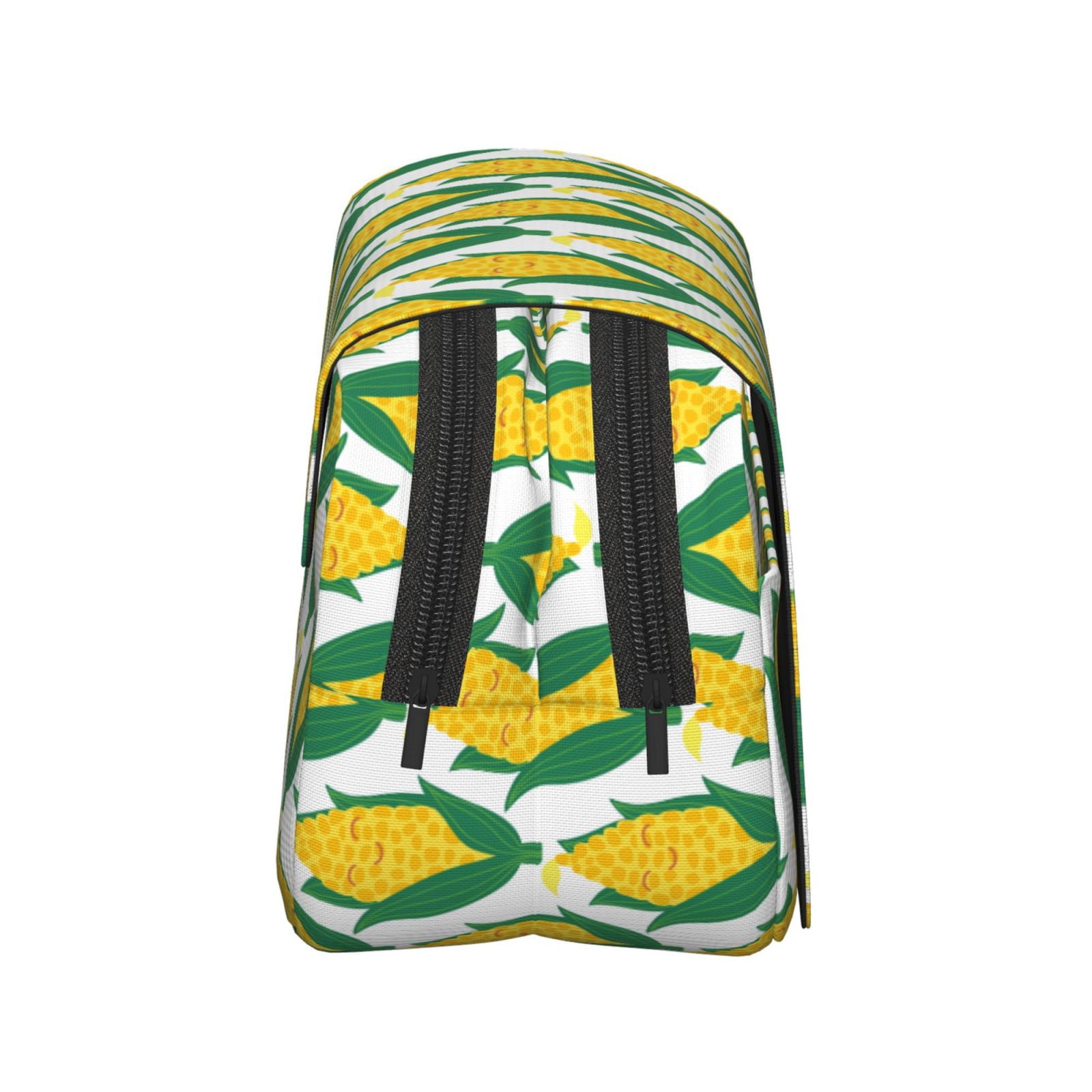 Rateoe Corn Cob Pattern Double Clamshell Pen Case, Storage Organizer with Two Zipper Compartments– Holds Up to 50 Pencils & Pens