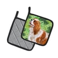 thumbnail image 2 of Caroline's Treasures Cavalier Spaniel St Patrick's Pair of Pot Holders, 2 of 2