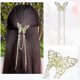 thumbnail image 3 of Accesorios para el cabello elegantes y bonitos: Clip para el cabello de mariposa con borlas de perlas falsas, 2 piezas, 3 of 7