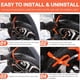 thumbnail image 4 of Cadenas para nieve con 12 cadenas ajustables para neumáticos para automóviles/camionetas/SUV ​​Cadenas antideslizantes para neumáticos para nieve Cadenas universales para neumáticos Conducci, 4 of 5