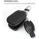 thumbnail image 5 of Llavero para móvil y mini monedero, gancho y cremallera de metal negro, protector de llave de coche, 5 of 5