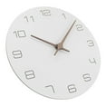 thumbnail image 6 of Wooden Wall Clock Silent Non-Ticking Clock Wall Mount Clock Used for Home Office, 6 of 9