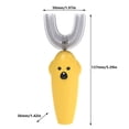 thumbnail image 2 of Kids U Shaped Electric Toothbrush 360°Ultrasonic Automatic Children Tooth Cleaner Waterproof Powered, 2 of 10