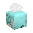 thumbnail image 1 of Balery Tropical Pineapple Porta Pañuelos de Cuero con Estampado – Funda Moderna Cuadrada para Caja de Pañuelos, Dispensador 5x5x5'', 1 of 7