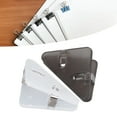 thumbnail image 4 of Clips Papier, Clips en Plastique Transparent Léger 50 Pcs pour l'École pour le Bureau, 4 of 8