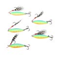 thumbnail image 1 of Señuelos artificiales 5 uds herramienta de pesca de tentación fuerte señuelos de anzuelo triple fuerte penetración para agua salada ANGGREK  Otros, 1 of 8