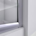 thumbnail image 3 of Prime 36 in. x 36 in. x 78 3/4 in. H Shower Enclosure, Base, and White Wall Kit in Chrome and Clear Glass, 3 of 16