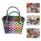 thumbnail image 2 of Cesta de compras tejidas con mango de comestibles bolsas de compras tejidas para organizador casero, 2 of 6