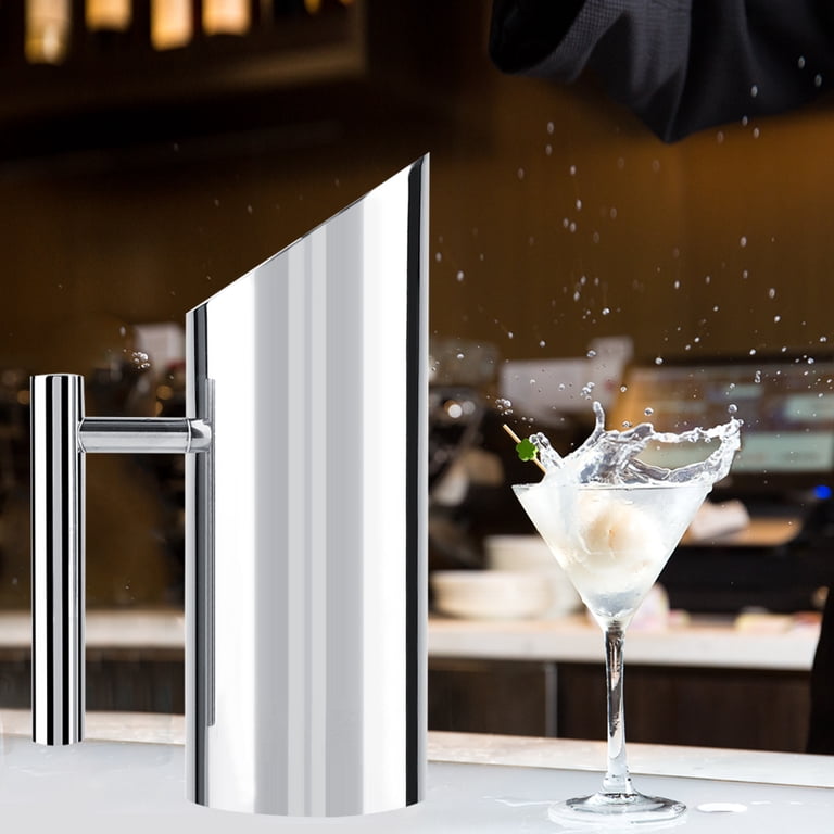 Stainless Steel Water Jug Pitcher With Ice Guard - 1.5L Cold Drink Server For Home, Bar, Or Hotel