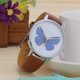 thumbnail image 5 of Reloj de mariposa de cuero con pulsera de mujer de marca de lujo Lvpai (marrón) Tmvgtek Para estrenar, 5 of 7