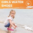 thumbnail image 3 of JEFFRICO Girls Water Shoes Anti Slip Kids Water Shoes Outdoor Beach Swim Color: Pink Size: 4, 3 of 7