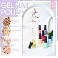 thumbnail image 4 of Gellen Gel Nail Polish Starter Kit with UV Lamp, 10 Colors Vibrant Rainbow Gel Polish with 36W Nail Lamp Top & Base Coat Nail Tools Manicure Set & Storage Box, All-In-One Gel Nail Polish Kit, 4 of 9
