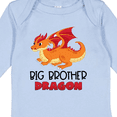 thumbnail image 4 of Inktastic Big Brother Cute Red and Orange Dragon Boys Long Sleeve Baby Bodysuit, 4 of 5