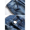 thumbnail image 6 of LZLER Distressed Jean Shorts for Men Ripped Classic Mens Denim Shorts, 6 of 6