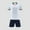 White, variant on NAISIBABY Boys Athletic Shorts Set Size 5, Performance Shirt Sports Shorts Quick-Dry Basketball Jersey Activewear Outfits Dark Blue(5-13T)
