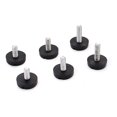 thumbnail image 1 of 12 Uds. Patas ajustables para muebles, Base deslizante niveladora, pata, mesa, silla, Protector de suelo ajustable, M6 x 20 x 19mm, 1 of 4