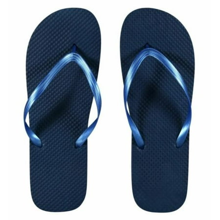 

Women s Everyday Essentials Basic Rubber Flip-Flops - Navy [Size S 5/6]
