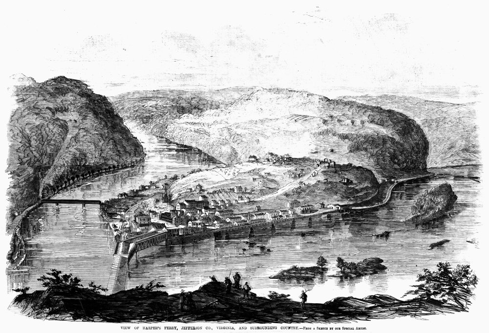 HarperS Ferry 1859 Nview Of HarperS Ferry Virginia (Now West Virginia