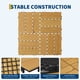 thumbnail image 3 of Yeshouse Baldosas de madera de acacia de 30 x 30 cm para terraza, balcón, hormigón, jacuzzi, suelos de conexión cuadrada, suelos de clic para jardín, balcón y terraza, 3 of 8