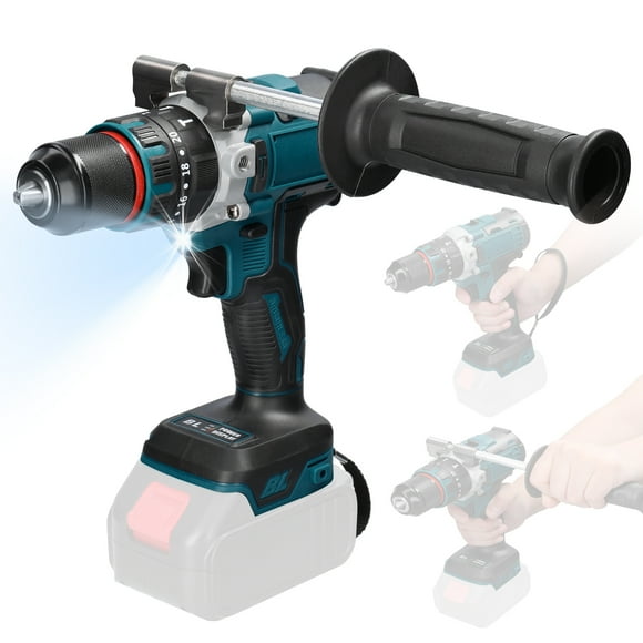 13mm Rechargeable Brushless Motor Electric Impact Drill Cordless Electric Screwdriver Multifunctional Electric Drill Handheld Electric Screwdriver Electric Power Tools