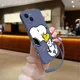 thumbnail image 3 of Funda de silicona con dibujos animados para iPhone, carcasa con correa de mano, para modelos 15, 14, 13, 12, 11 Pro Max, Mini, X, XR, XS MAX, SE20, 8, 7 Plus, 3 of 5