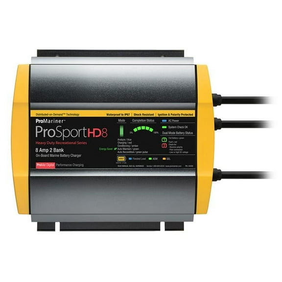 4-8 Amp ProSportHD 8 Gen Battery Charger with 2 Bank