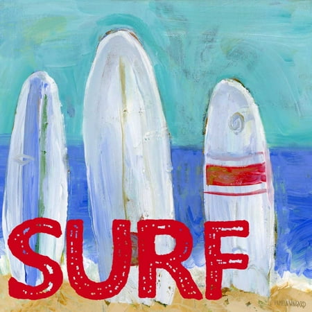 Boys Nautical Boats Surf Stretched Canvas - Pamela J Wingard (24 x