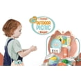 thumbnail image 4 of YOPTOP Kitchen Tableware Set Play House Toy Children's Simulation Backpack Combination Girl Gift New,Green, 4 of 4