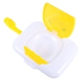 thumbnail image 4 of CATIEBYE Portable Wet Tissue Case Yellow PP Plastic Dust-Proof for Storage Use 1Pc, 4 of 6