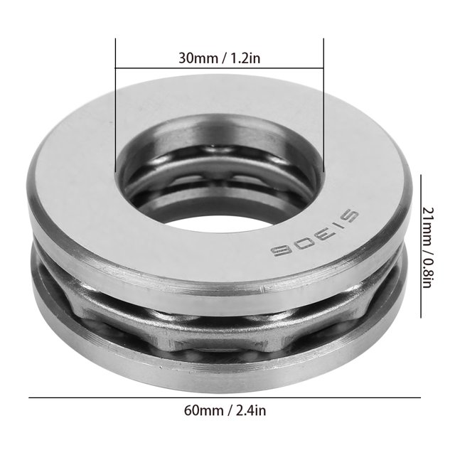 51306 Thrust Ball Bearing, Thrust Bearing Kit, Practical 2Rs for Track Bearing Stamping