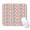 Christmas Candy Cane, variant on 27x32cm Mouse Pad, Non-Slip Waterproof Rubber Base, Smooth Precise Desk Mat,Christmas Holly Pink Bow White Pattern