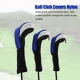 thumbnail image 4 of Lot de 3 Housses de Club de Golf en Fer Putter Long Cou Ensemble de Protection pour Sports Extérieurs Accessoires de Golf Bleu Blanc, 4 of 6
