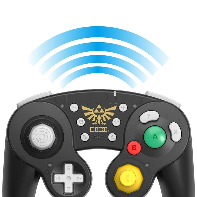 Hori - Black, The Legend of Zelda Edition, Nintendo Switch, Wireless Video  Game Battle Pad