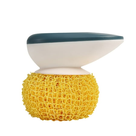 

WANYNG Cleaning Balls Nano Does Not Hurt The Pot Cleaning Ball Kitchen Does Not Drop Wire Clean Brush dishwashing brush Yellow