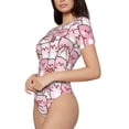 thumbnail image 2 of Naloa Kawaii Pig Women's Short-Sleeved Onesie, One-Piece Swimsuit for Parties, dates, clubs - XX-Large, 2 of 9