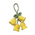 thumbnail image 3 of Colgantes de mini bolso Salvador colgante de flor de campana llavero para bolso decoraciones Amarillo, 3 of 10