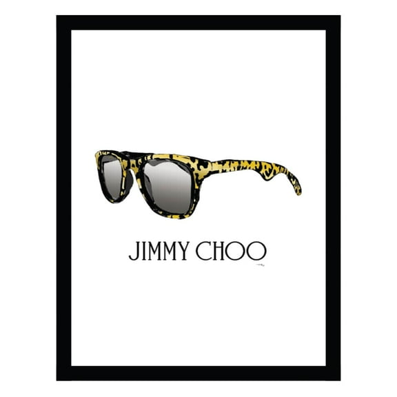 Fashion Glam Designer Sunglasses - Framed Print