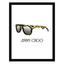 Fashion Glam Designer Sunglasses - Framed Print