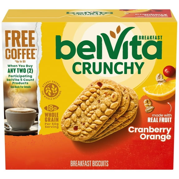 belVita Cranberry Orange Breakfast Biscuits - 5 pk (Pack of 2)