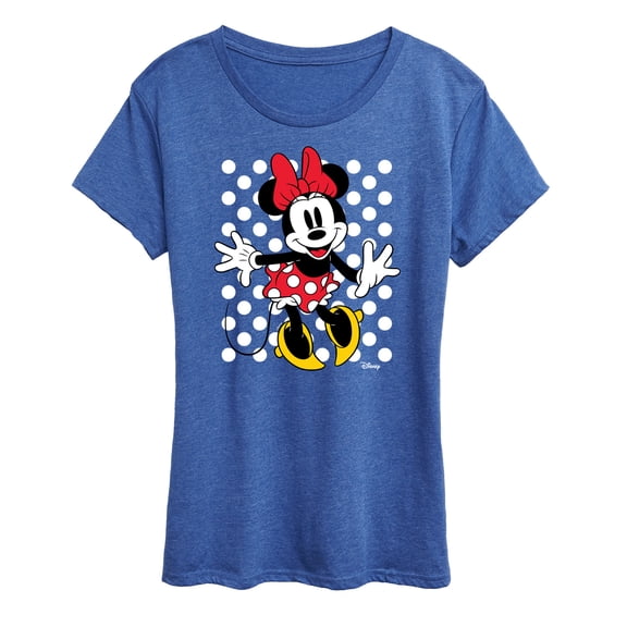 Disney - Mickey & Friends - Minnie Mouse - Polka Dots Everywhere - Women's Short Sleeve Graphic T-Shirt