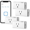 thumbnail image 1 of SONOFF Smart Plug with Energy Monitoring,APP&Voice Control Works with Alexa Google Home ,WiFi Mini Smart Outlet for Home and Commercial Use S31 1 Pack, 1 of 7