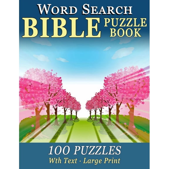 Word Search Bible Puzzle Book: 100 Puzzles for People with Dementia (Large-Print), (Paperback)