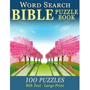 MIGHTY OAK BOOKS Word Search Bible Puzzle Book: 100 Puzzles for People with Dementia (Large-Print) (Paperback)