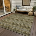 thumbnail image 6 of Addison Rugs Chantille Indoor/Outdoor Transitional Stripes Brown Washable Rectangle Rug, 10' x 14', 6 of 6